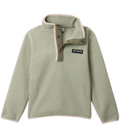 Columbia Fleecejacke - Helvetia II Half Snap - Safari/Stone Grün