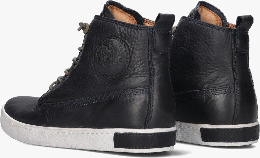 BLACKSTONE blauwe blackstone lage sneakers icon