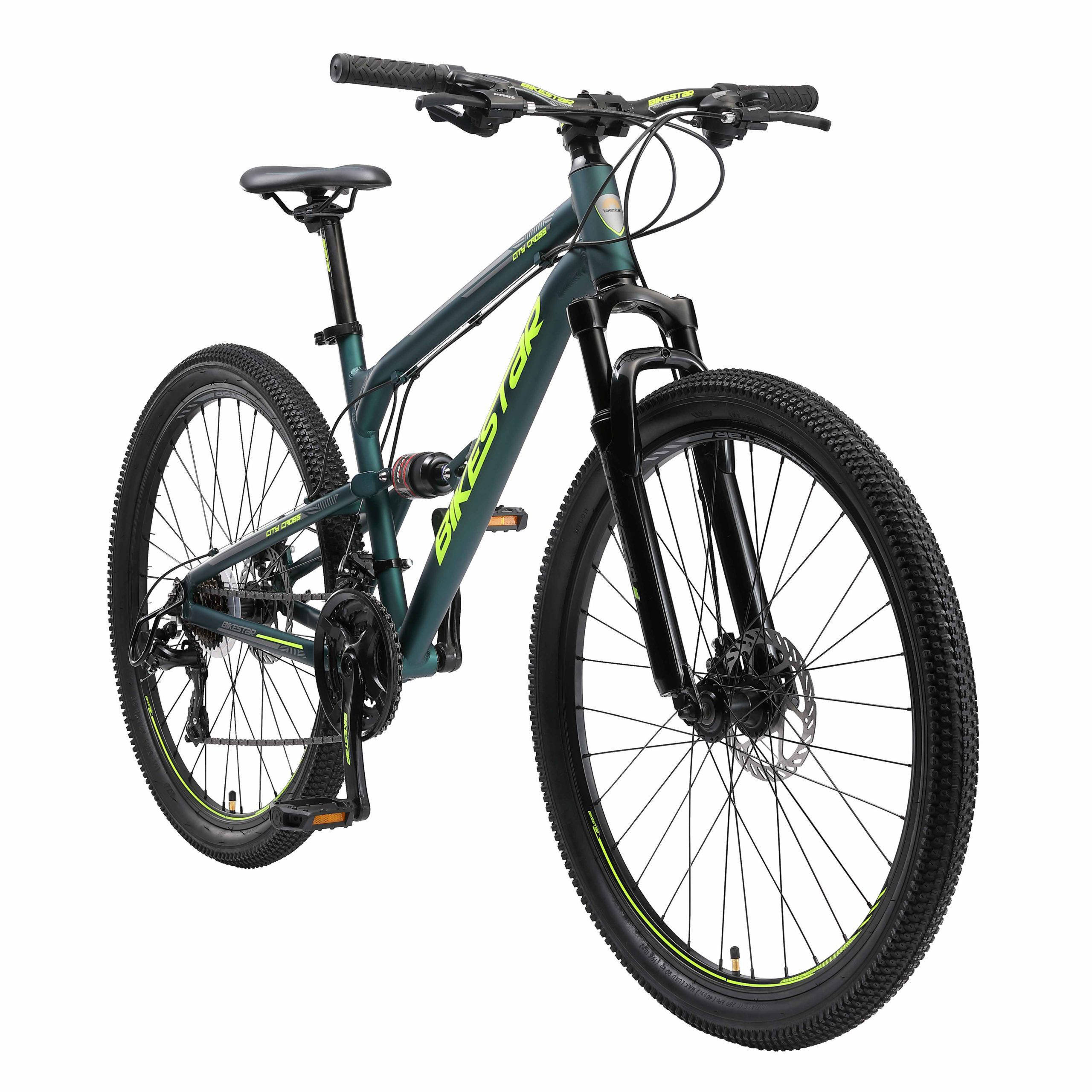 BikeStar Fully Alu MTB 27,5 Inch 21 Speed