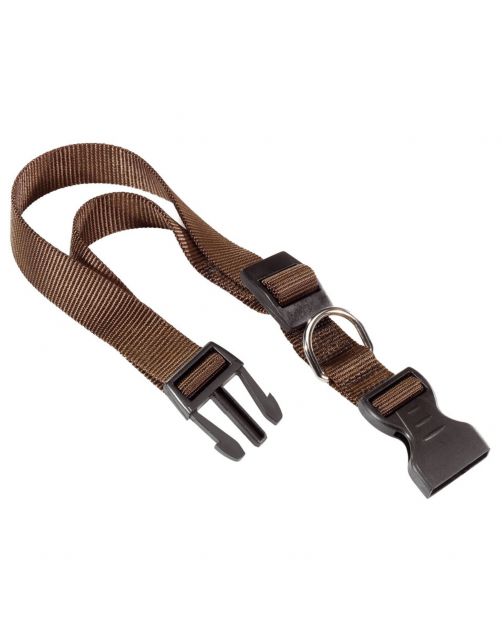 Adori Klikhalsband Nylon Bruin - Hondenhalsband