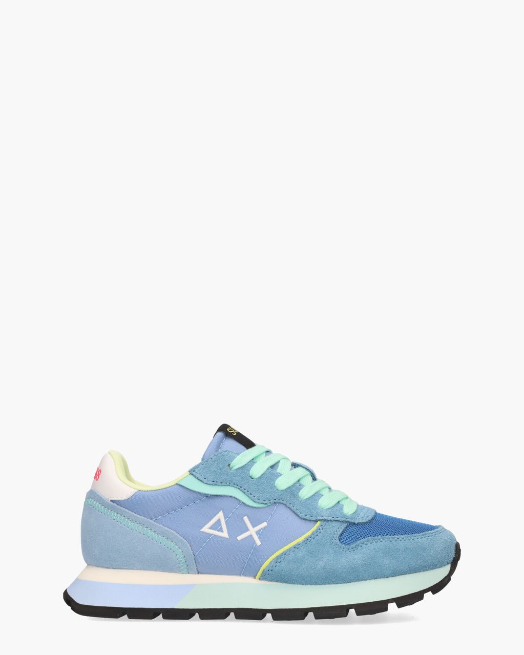 SUN68 Ally Color Explosion Blauw Damessneakers
