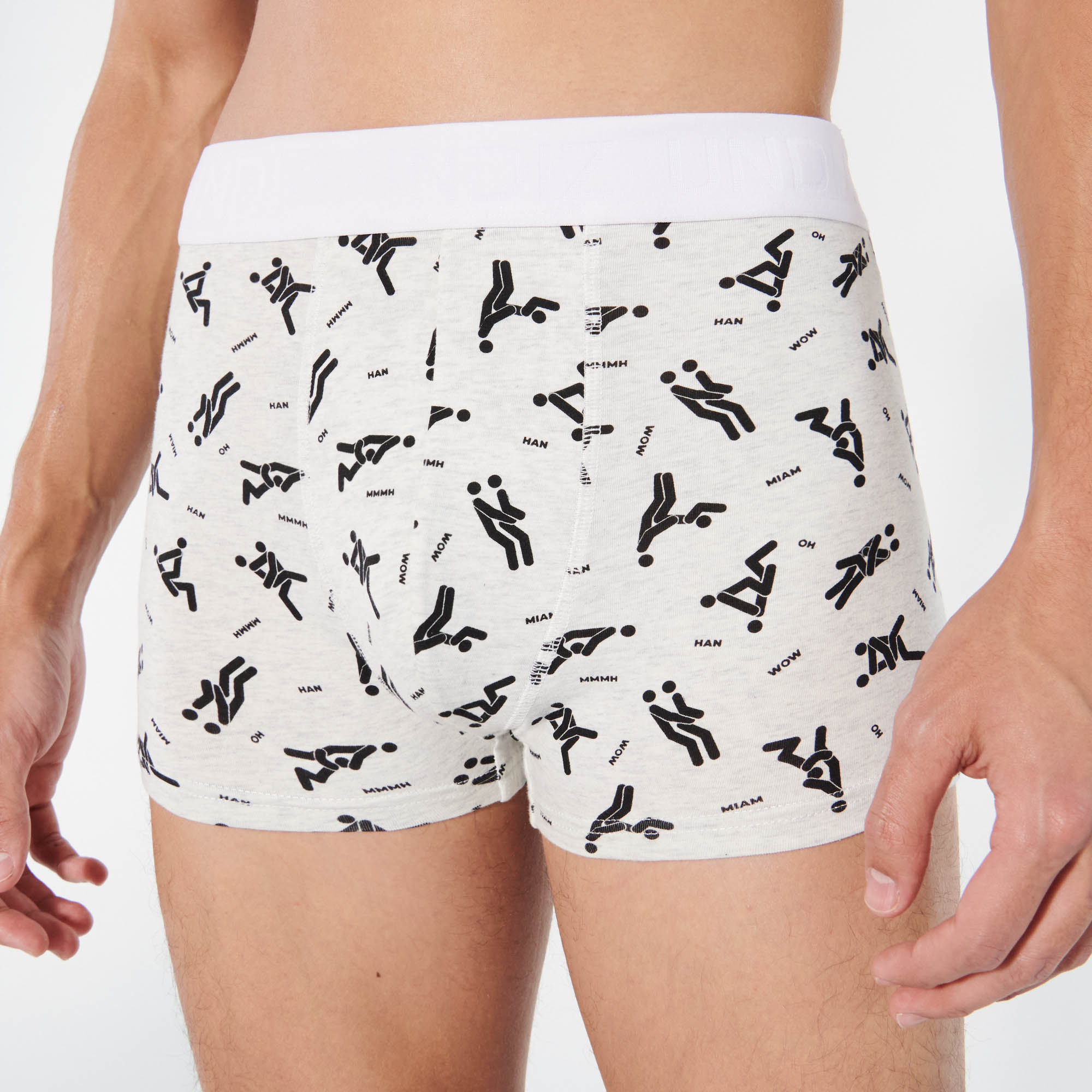 Boxer à motifs kamasutra en coton
