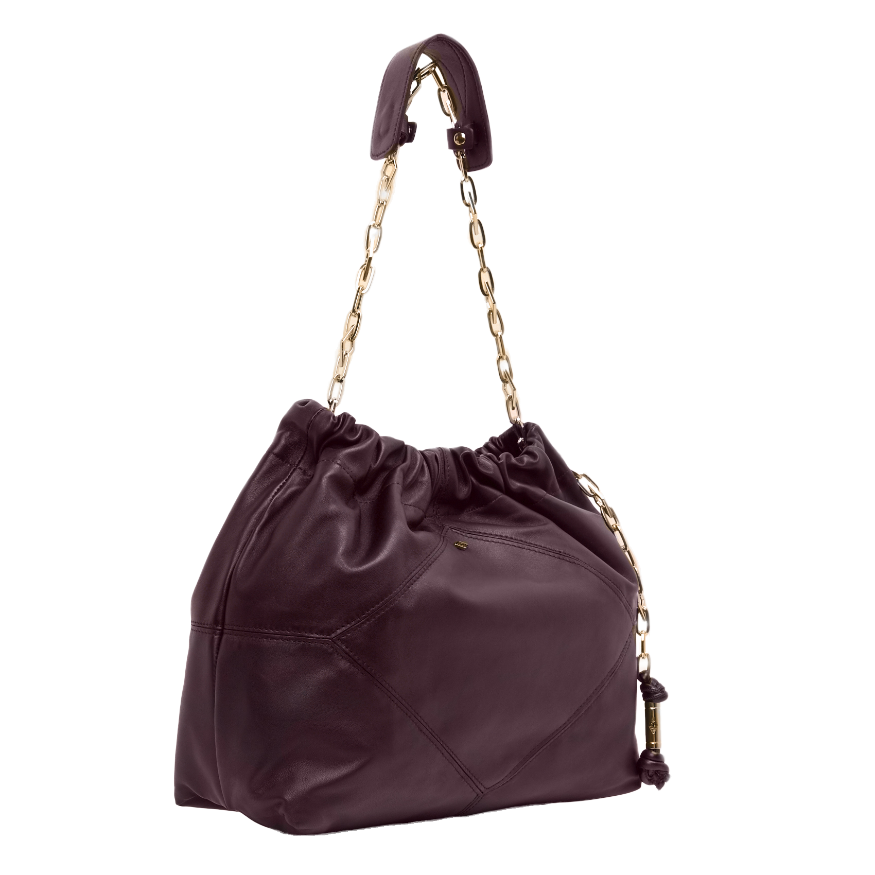 JUNE - Sac porté épaule en cuir | Rouge