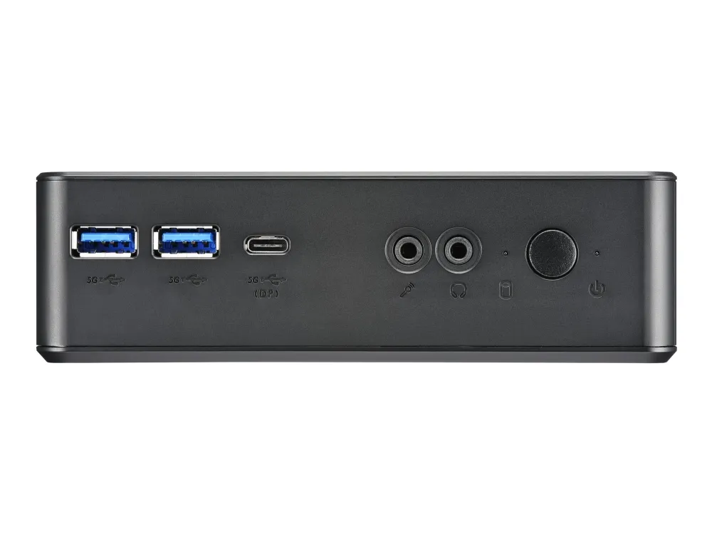 Shuttle XPC nano NC40U3 - Barebone - mini PC 1 x Core i3 1215U / op til 4.4 GHz - RAM 0 GB - UHD Graphics 620 - Gigabit Ethernet - sort