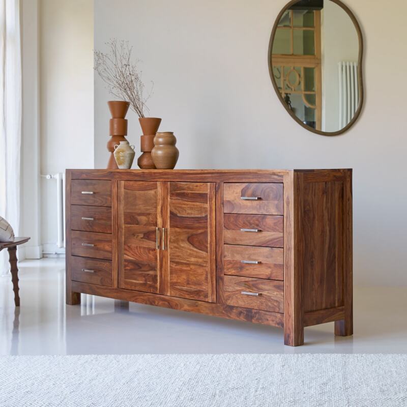 Buffet en palissandre massif L 205 cm Mezzo