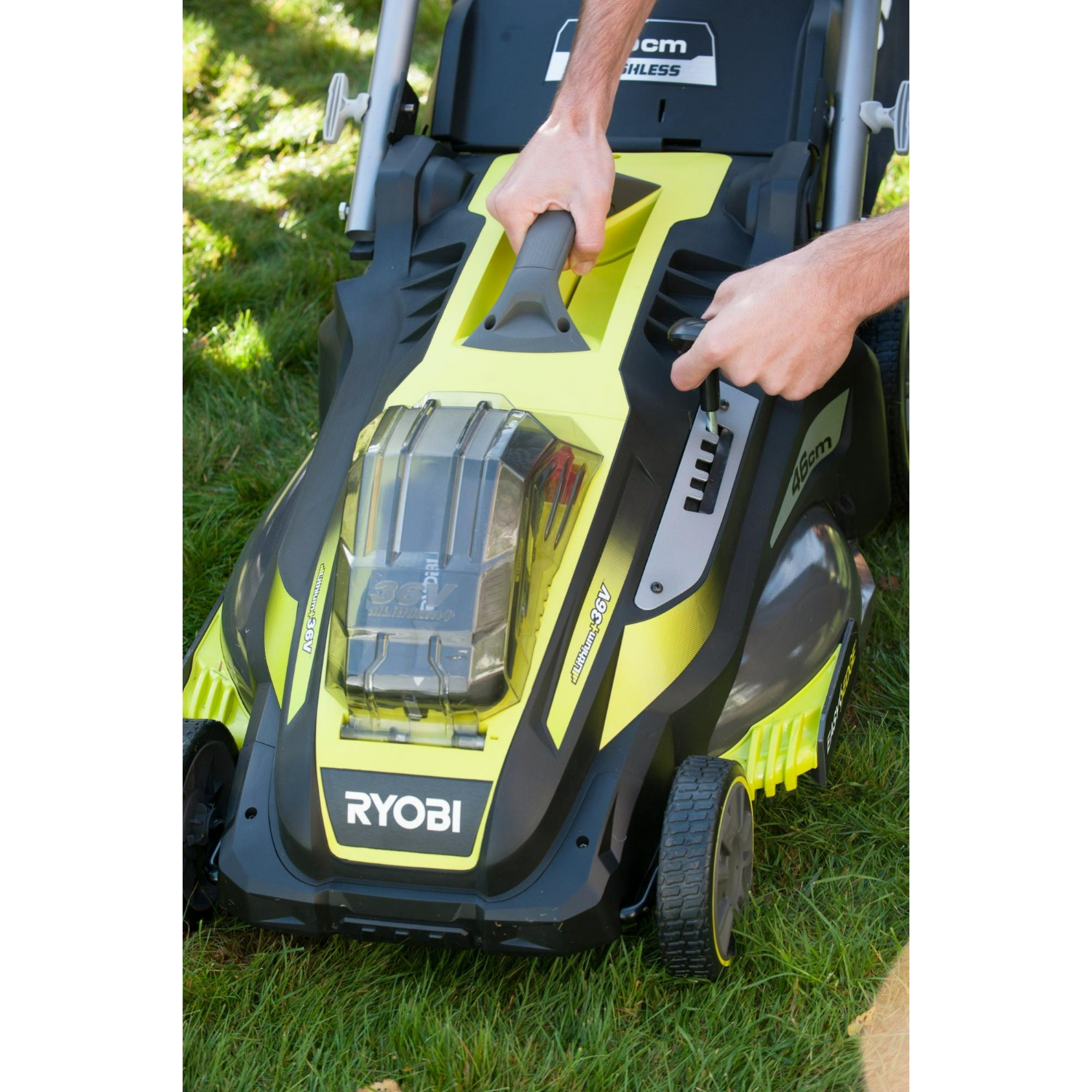Ryobi RLM36X46H5P 36V Li-Ion accu grasmaaier set (1x 5.0Ah) - 46cm - koolborstelloos