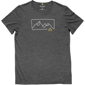 Devold Active Outline Tee Funktionsshirt Kurz Anthracite Herren
