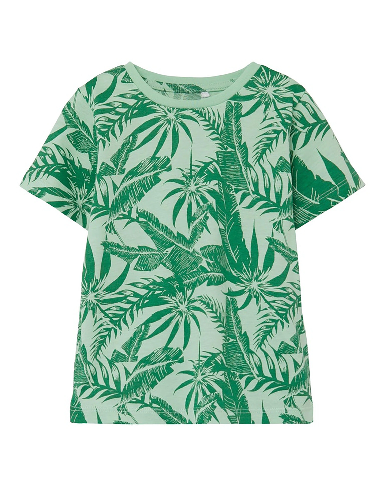 T-Shirt NMMJOE - PALMEN in hemlock