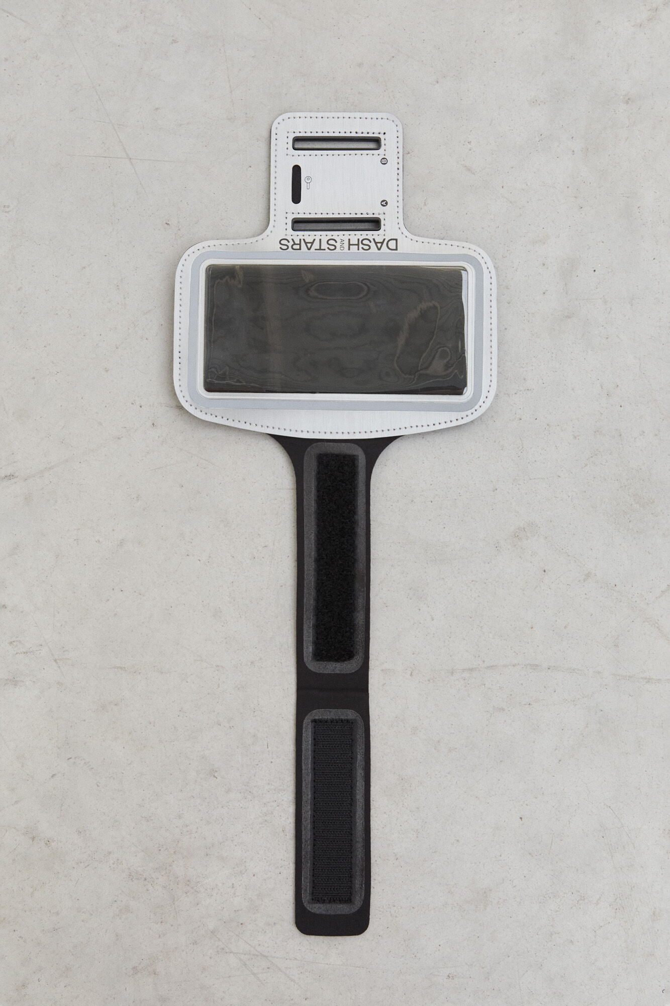 Braçadeira para celular - cinza