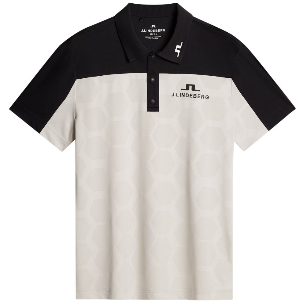 Anders Tour Mesh Slim Fit Pique Herre Svart