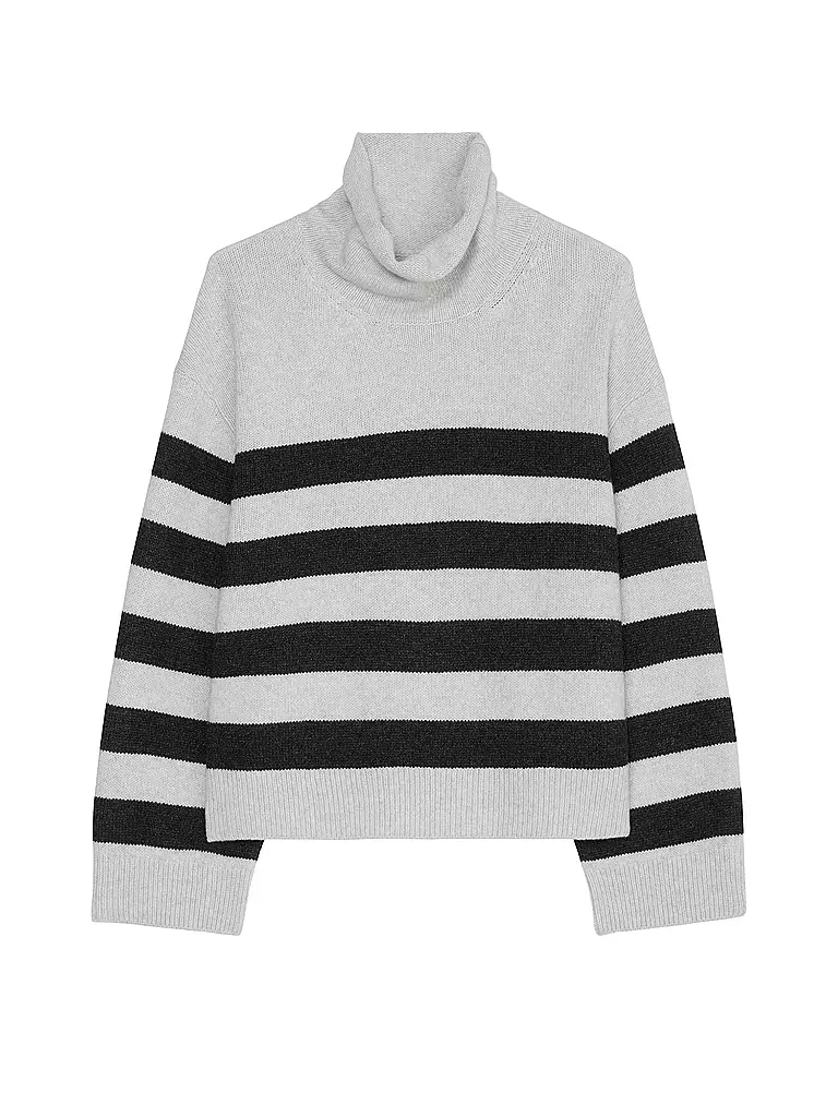 MARC O'POLO Rollkragenpullover grau