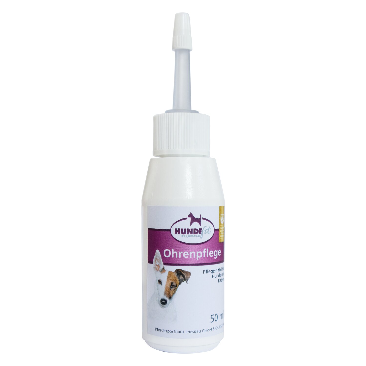 HUNDEfit by Loesdau Ohrenpflege für Hunde und Katzen  - 50 ml