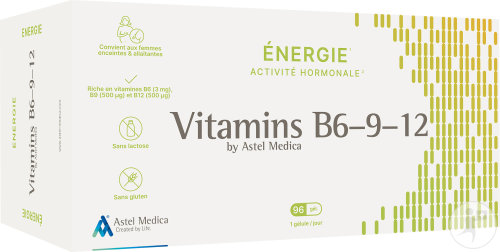 Vitamins B6-9-12 Activité Hormonale Complément Alimentaire 96 Gélules