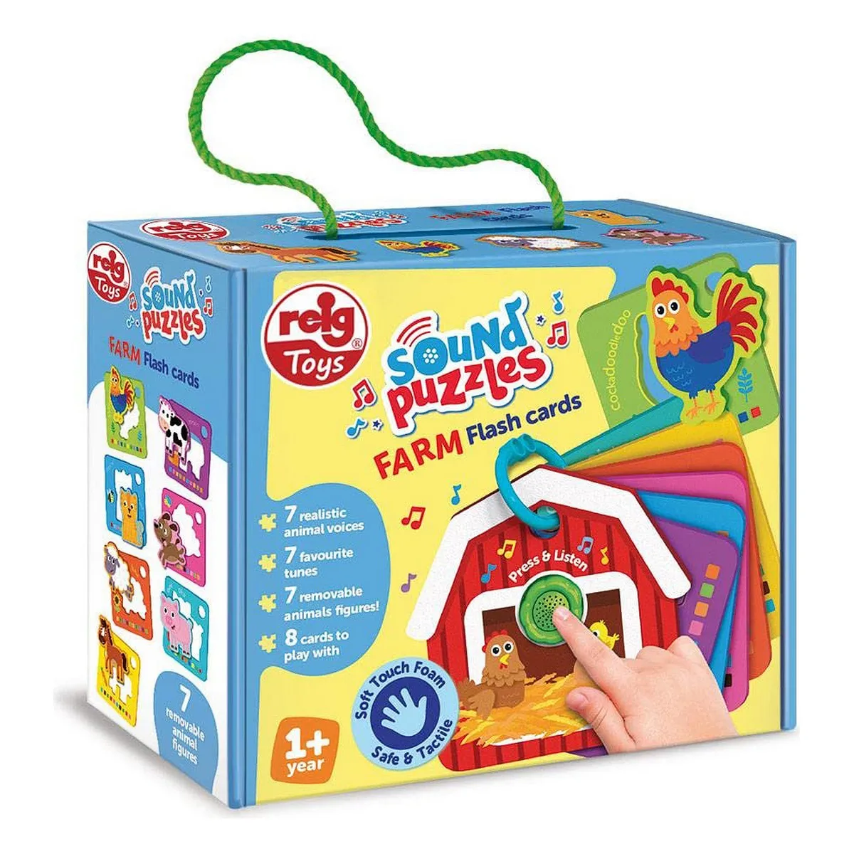 Reig Puzzle Flash Cards Animaux Ferme