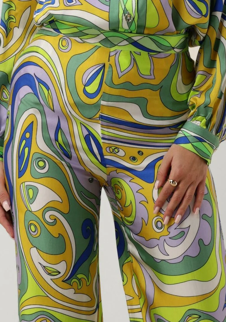 ANA ALCAZAR groene ana alcazar pantalon trousers