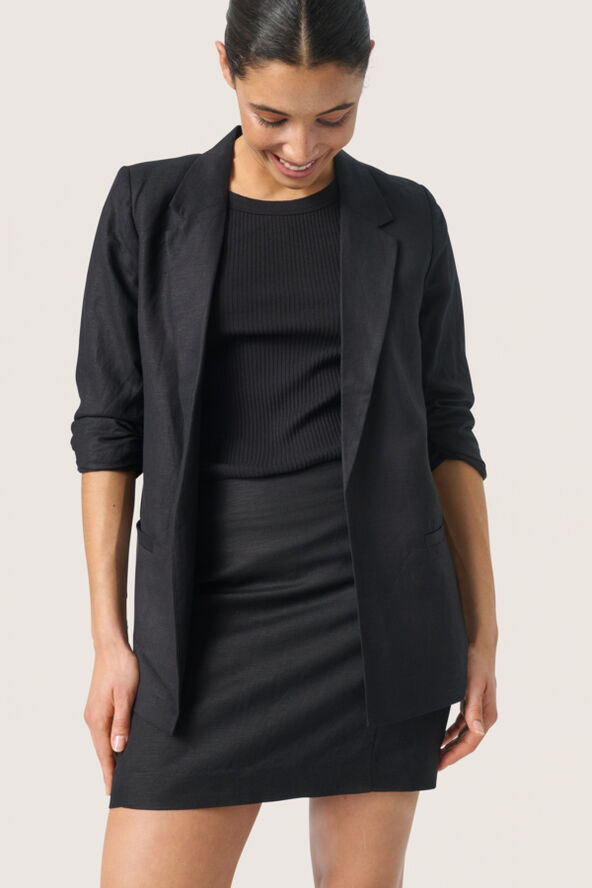 Soaked in Luxury Shirley blazer Sort
