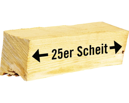 Brandhout, losse gemengde hardhoutsoorten, 1 kubieke meter, ca. 22-25 cm, vers gekapt uit het bos, HORNBACH FORST