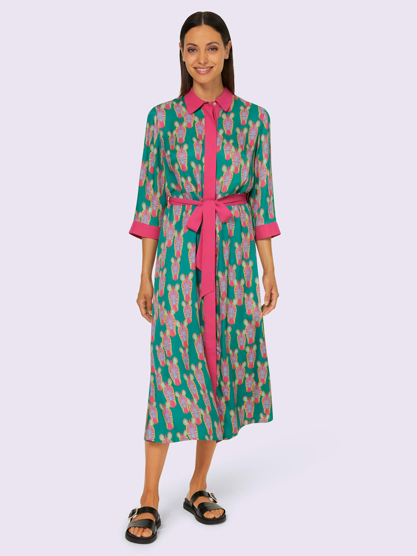 Robe imprimée qualité tissée
