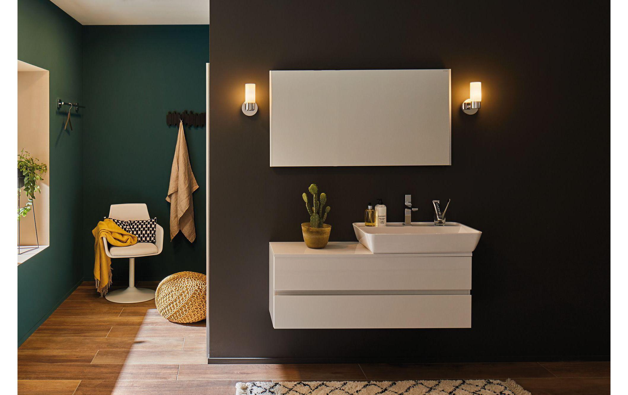 Badezimmerleuchte ELEON, 1x G9Wandleuchte für das Badezimmer