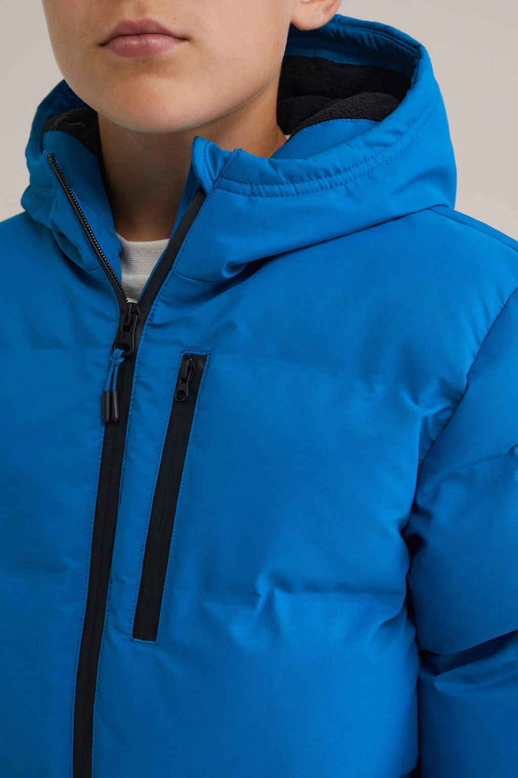 WE Fashion Blue Ridge gewatteerde jas blauw