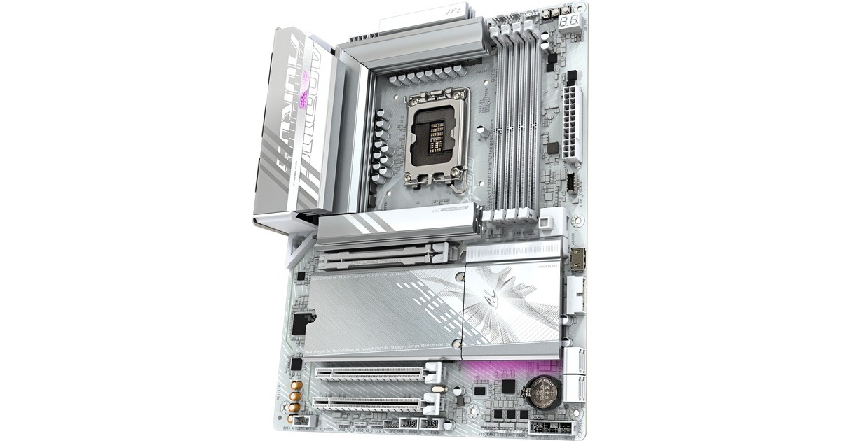 GIGABYTEB860 AORUS ELITE WIFI7 ICE socket 1851 moederbord  (RAID, 2.5Gb-LAN, Wi-Fi 7, BT, Sound, ATX)