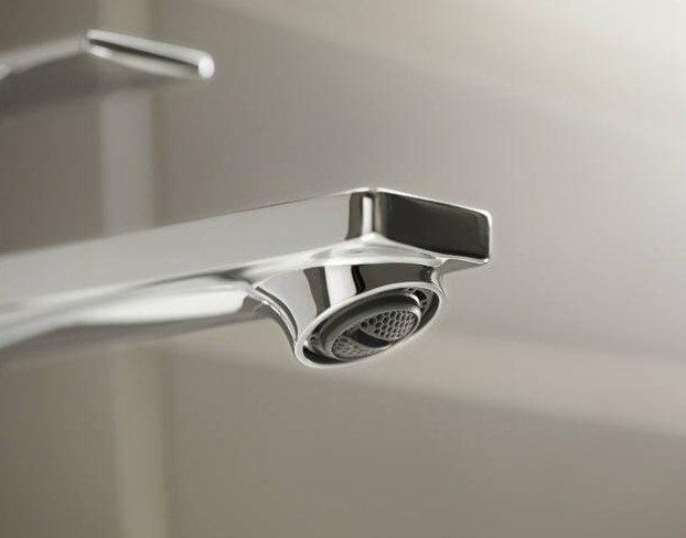 Hansgrohe Rebris E wastafelkraan 240 CoolStart met synthetische afvoer chroom