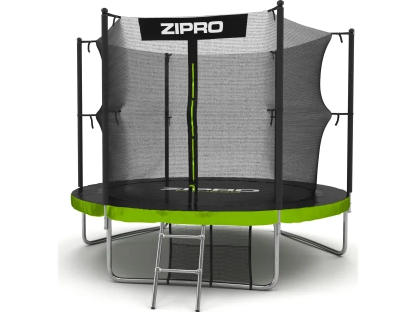 Zipro Trampolin med net og stige Ø252cm   pose til sko