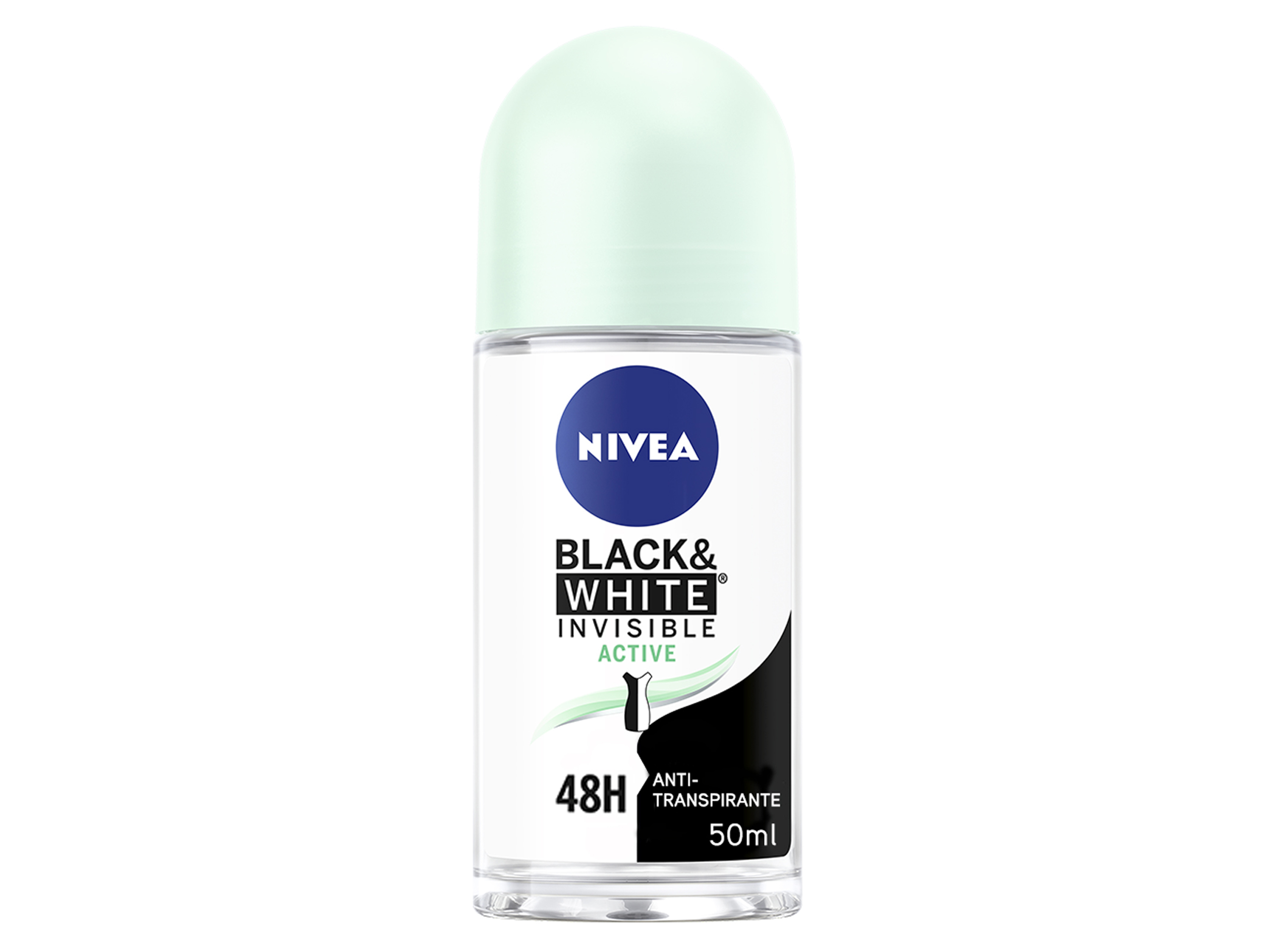 Desodorizante Roll-on Invisible for Black & White Active NIVEA 50 ml