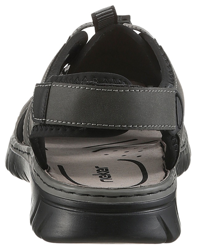 Rieker Sandale  , Sommerschuh, Klettschuh, Freizeitsandale, Gummizug, Schellverschluss