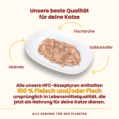 Almo Nature HFC Complete Katzenfutter HFC Makrele mit Süsskartoffel70g