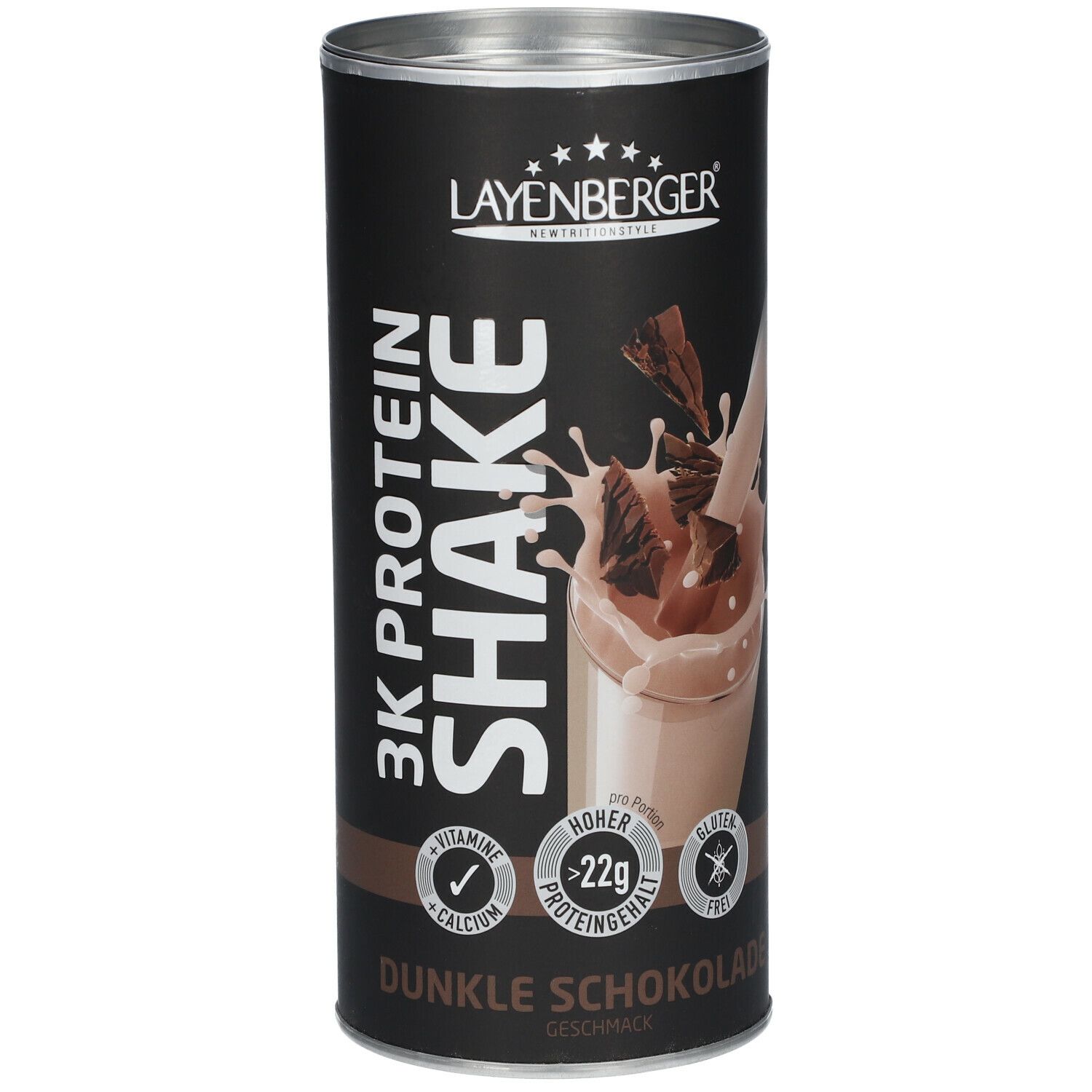 LAYENBERGER® 3K PROTEIN SHAKE Dunkle Schokolade