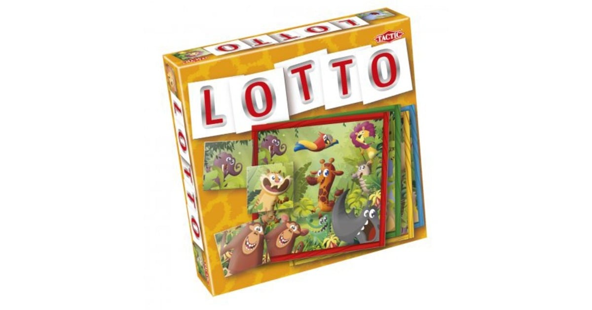 TacticJungle Lotto Bordspel  (Nederlands, 2 - 4 spelers, 15 minuten, Vanaf 3 jaar)