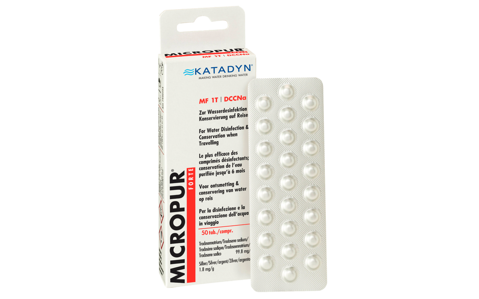 Katadyn Micropur Forte MF 1T 50 Tabletten 2 x 25