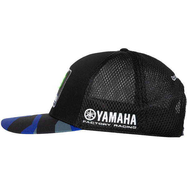 yamaha - Casquette Monster Energy Moto GP Noir / Bleu