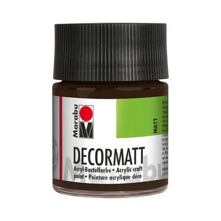 Marabu Decormatt Acryl, dunkelbraun, 50 ml