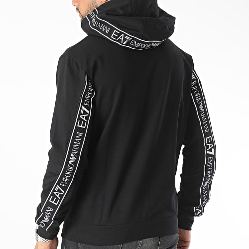Sweat Capuche A Bandes 6RPM13-PJ05Z Noir