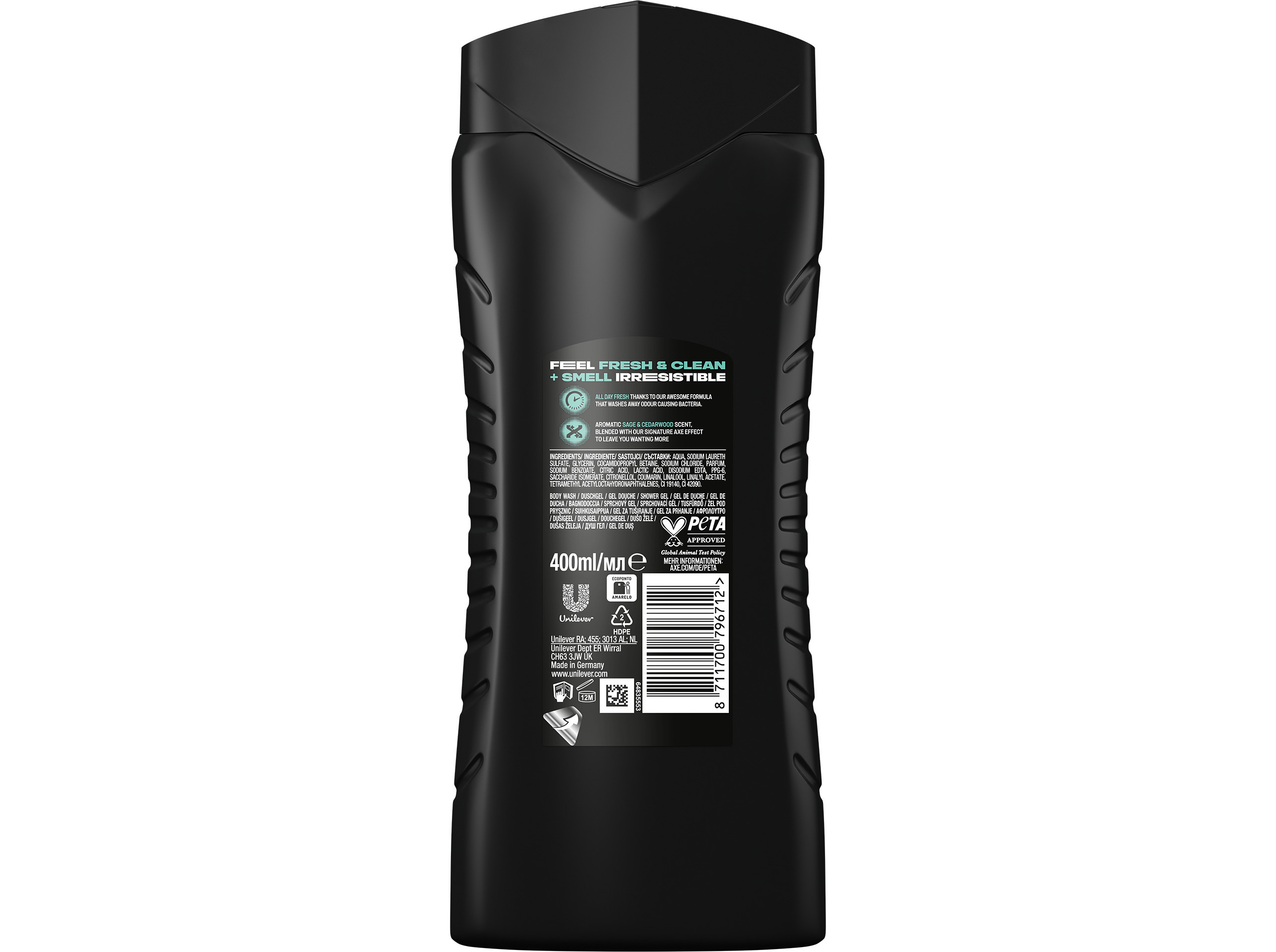 GEL AXE DE BANHO APOLLO 400ML