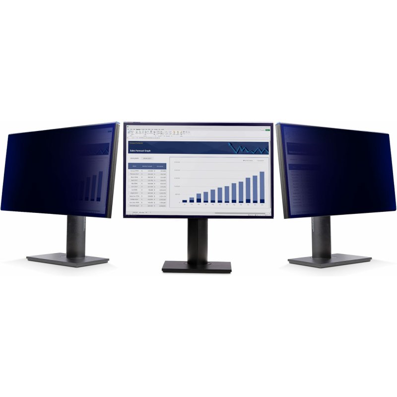 StarTech.com Filtre de Confidentialité pour Écran d'Ordinateur 24 pouces 16:9, Filtre Acrylique Suspendu, Protection d'Écran à Installation Rapide, Protection de Moniteur, +/- 30 Degrés de Vue, Brillant