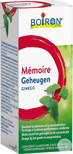 Boiron Mémoire Extraits De Plantes Gingko Flacon 60ml