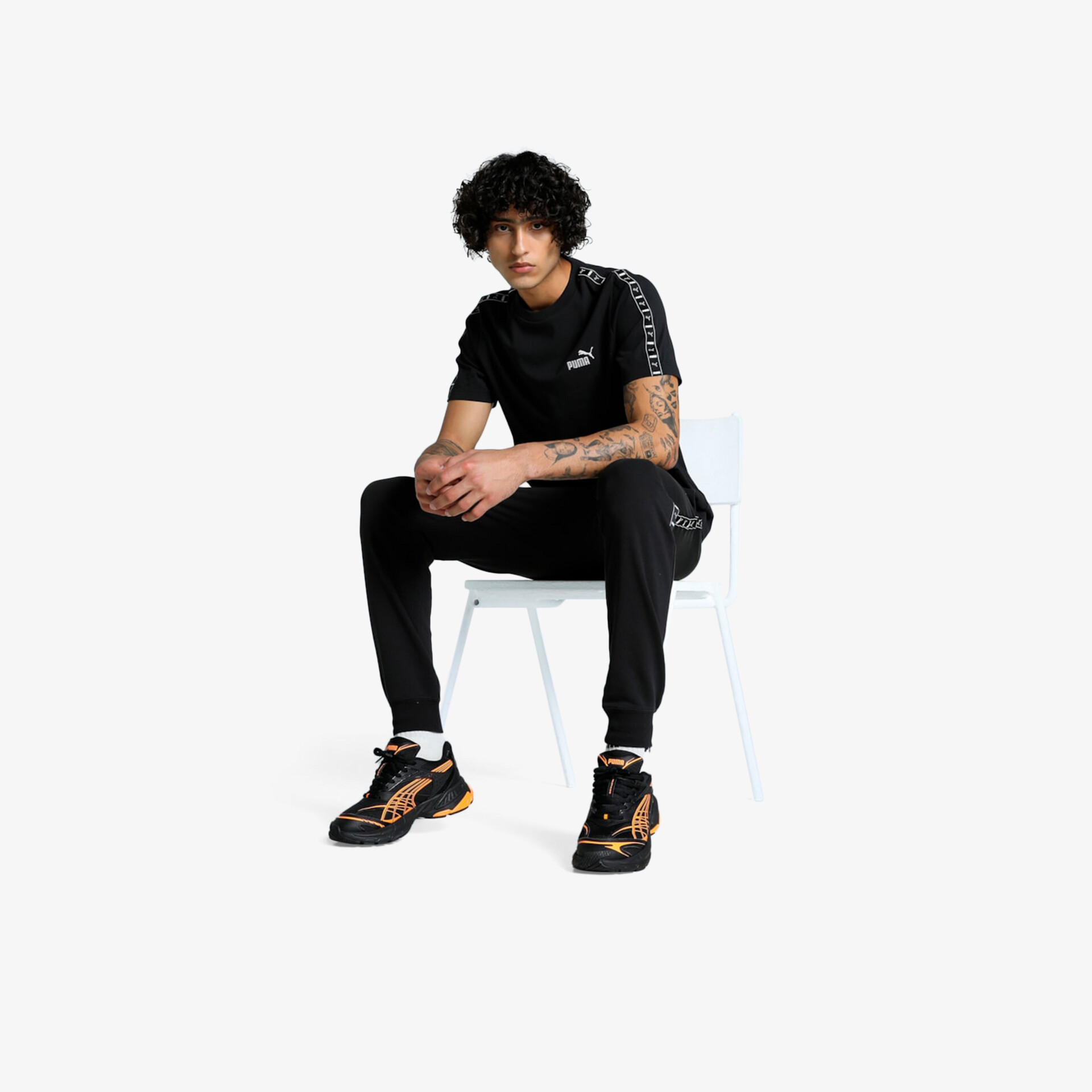 PUMA ESS Tape Herren T-Shirt schwarz