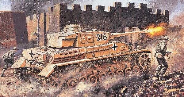 Airfix - Panzer IV Tank Byggesæt - 1:76 - A02308V
