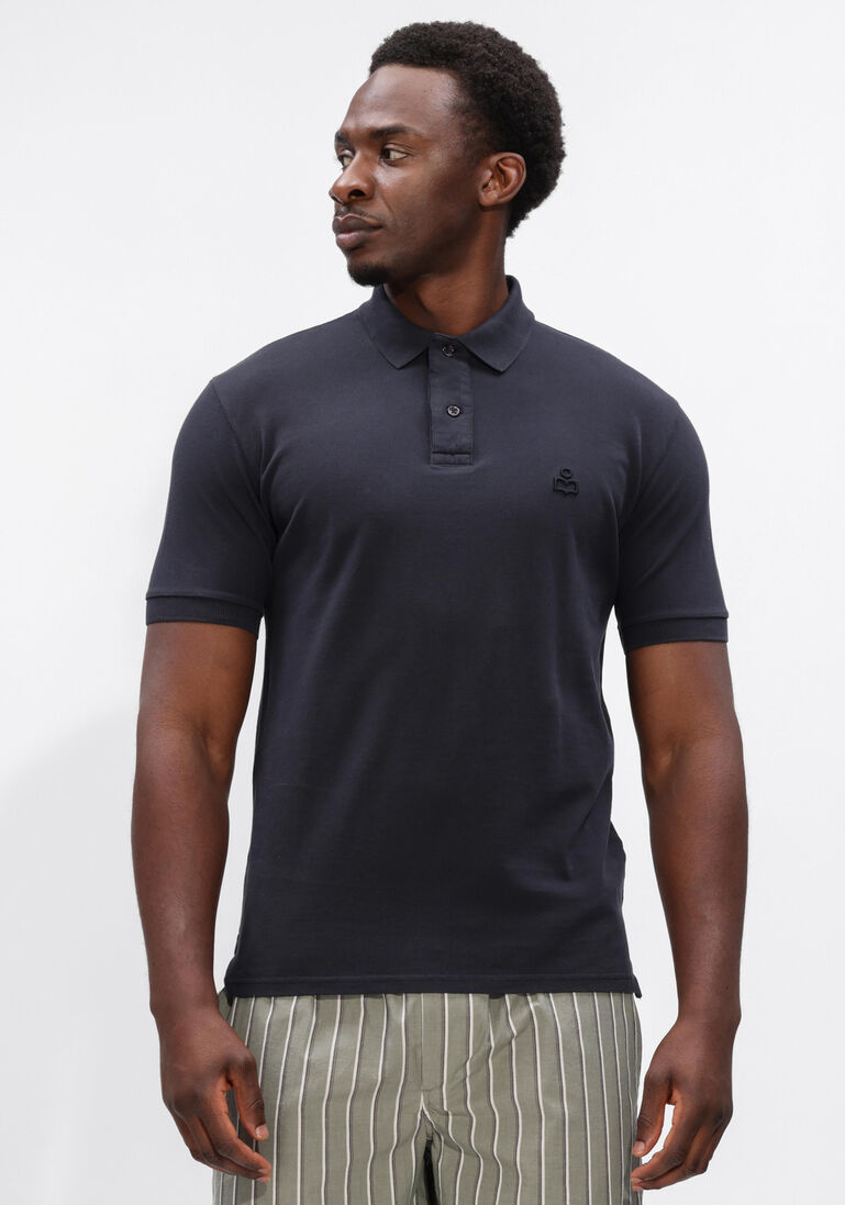 zwarte isabel marant polo afko plastron