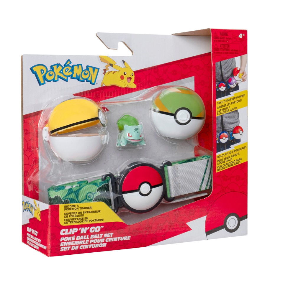 Pokemon - POKEMON CLIP N GO BELT SET ASS.