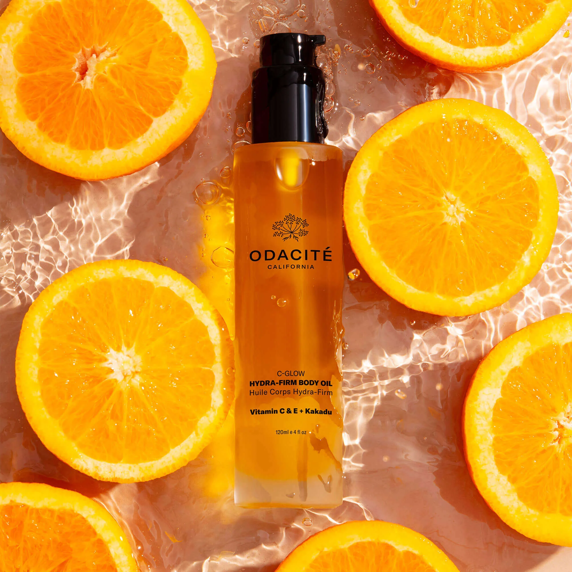 Odacité C-Glow Hydra Firm Oil Huile Corps Éclat