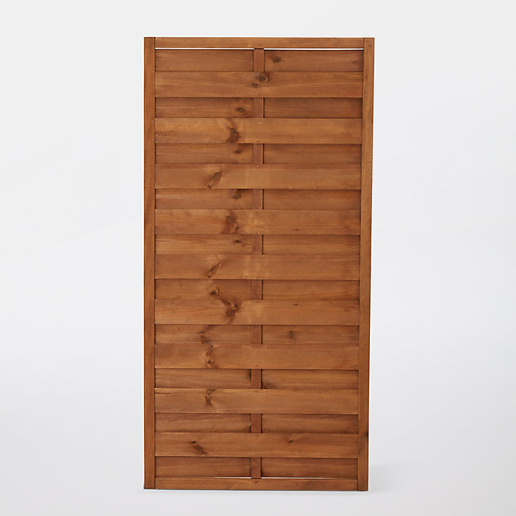 Panneau droit bois Blooma Arve marron 30 mm 90 x h.180 cm