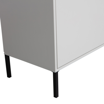 WOOOD wandkast Xam wolkengrijs grenenhout 160 x 107 x 39 cm