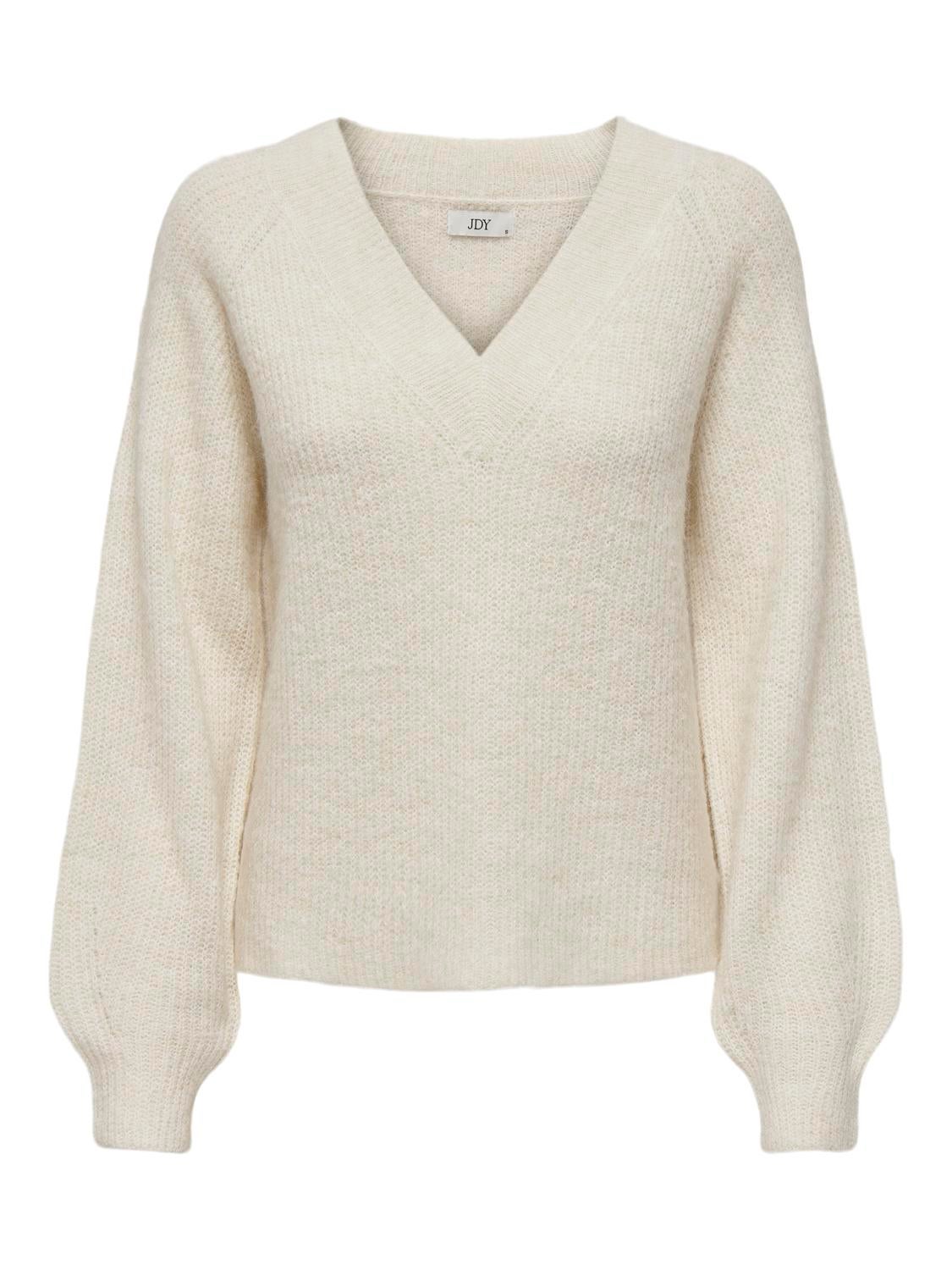 JDYINGEBORG Pullover White