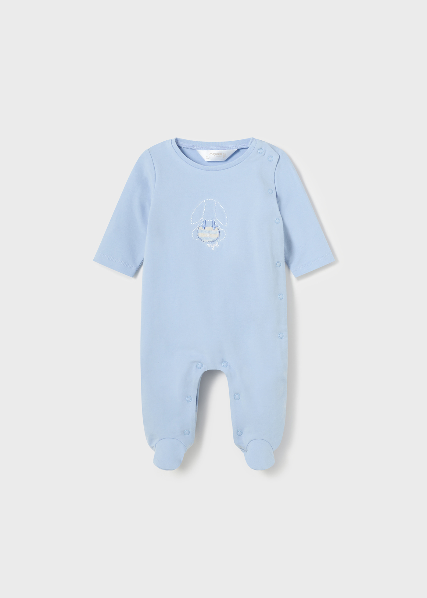 Conjunto de macacão de 3 peças Better Cotton para recém-nascidos, cor cru