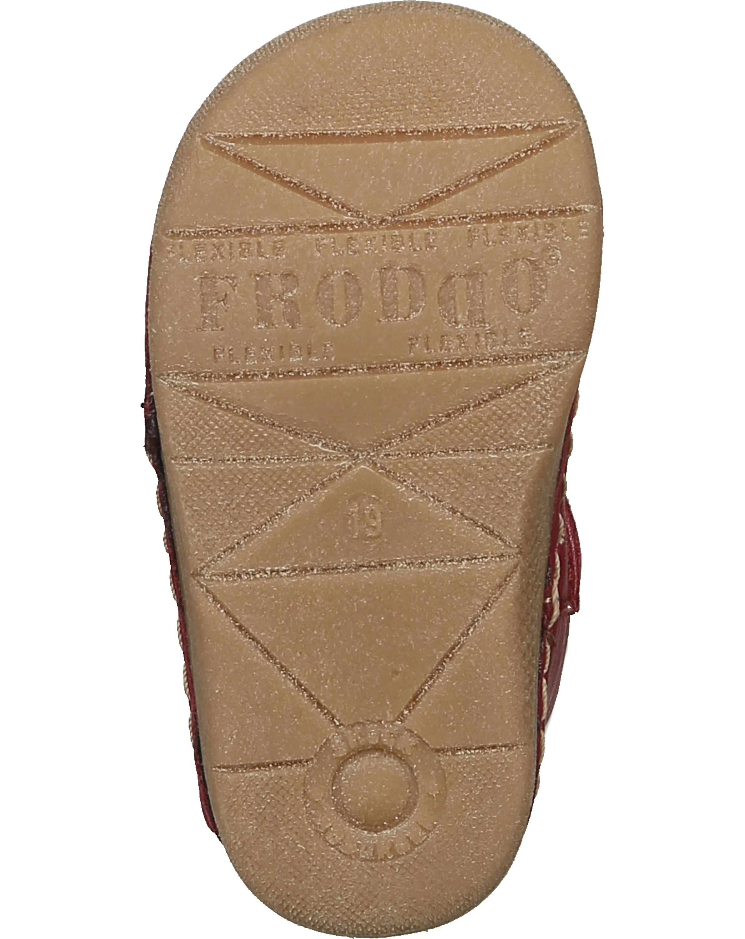Leder-Klettstiefel PAIX WINTER in bordeaux