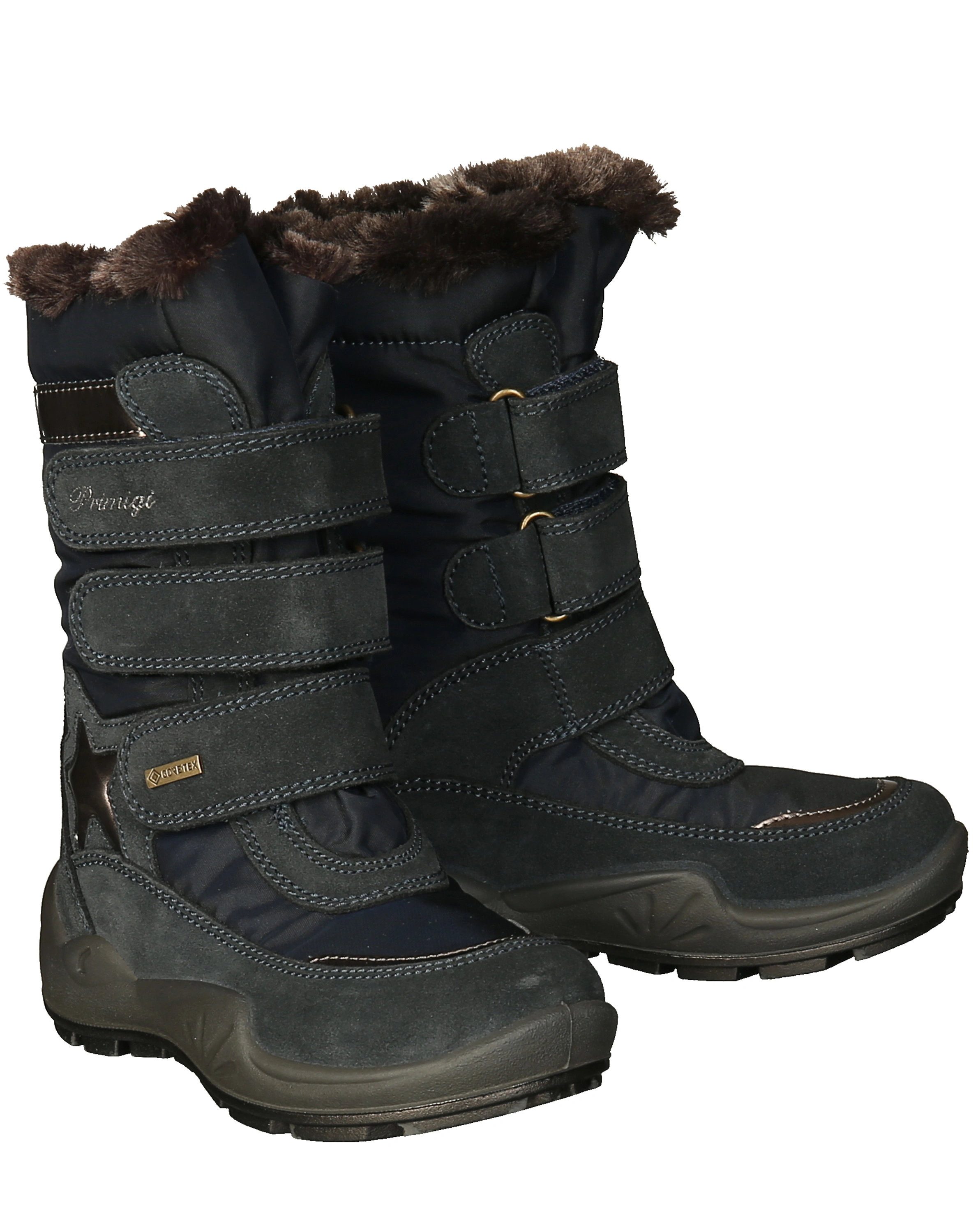 Winterstiefel PWIGT STERN gefüttert in nachtblau